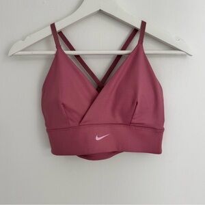 Nike Women's Mauve Pink Crossback Sports Bra